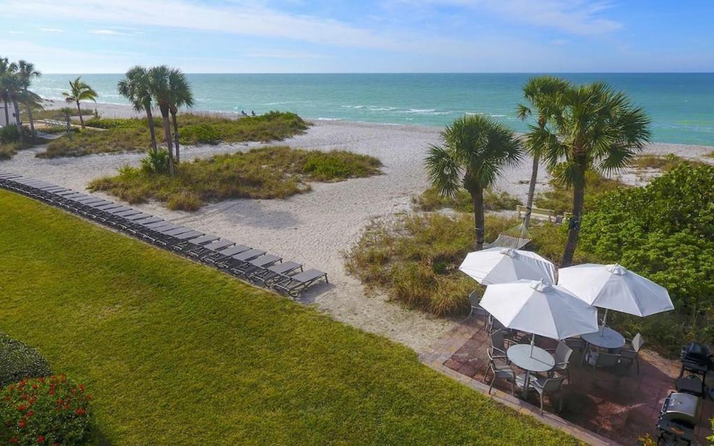 Laplaya 201C Breathtaking Gulf Panorama From This Corner End Unit With A Private Stairway To The Beach Longboat Key Exterior foto